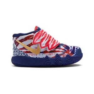 Kyrie Irving Nike Toddlers' Blue/Red/Gold Basketball Shoes